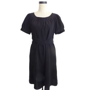 Zara Basic Black Chiffon Dress Size M